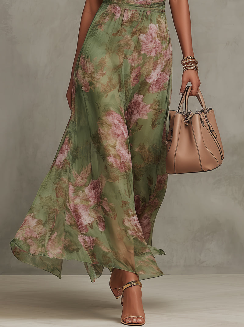 Capri | Vestido largo floral veraniego