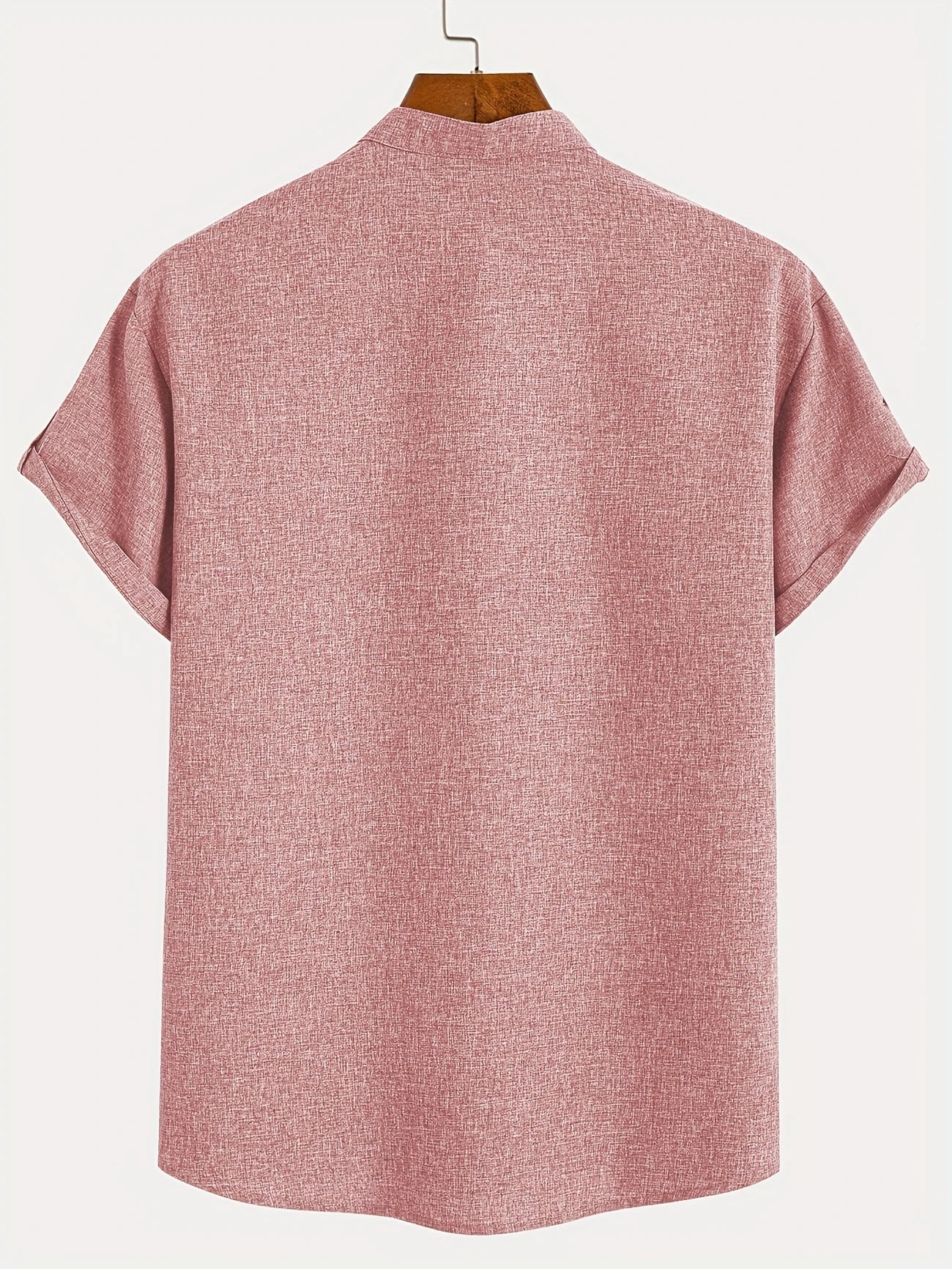 Nómada | Camisa Lino Beige Manga Corta