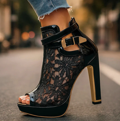 Carmen | Tacones de Encaje Elegantes