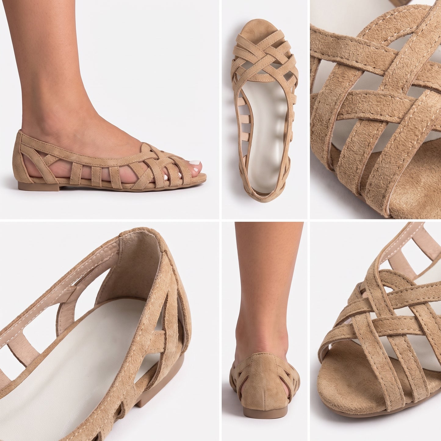 Lola | Sandalias Planas Trenzadas