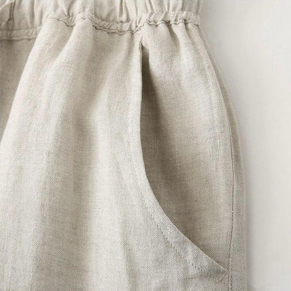 Granada | Pantalón lino holgado con cintura