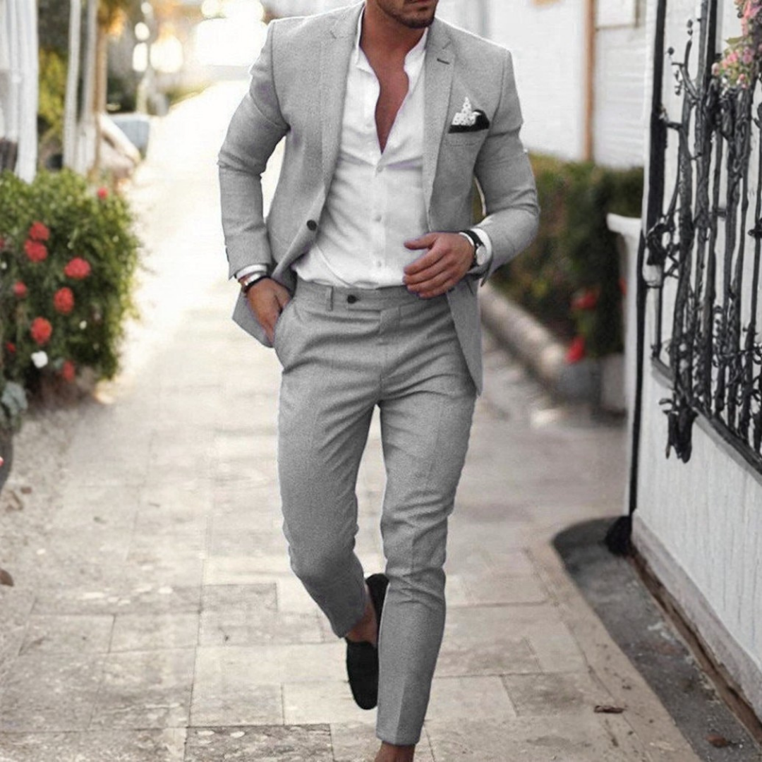 Mónaco | Traje Beige Elegante