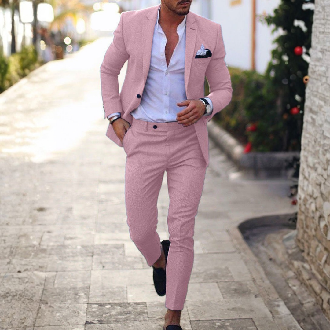 Mónaco | Traje Beige Elegante