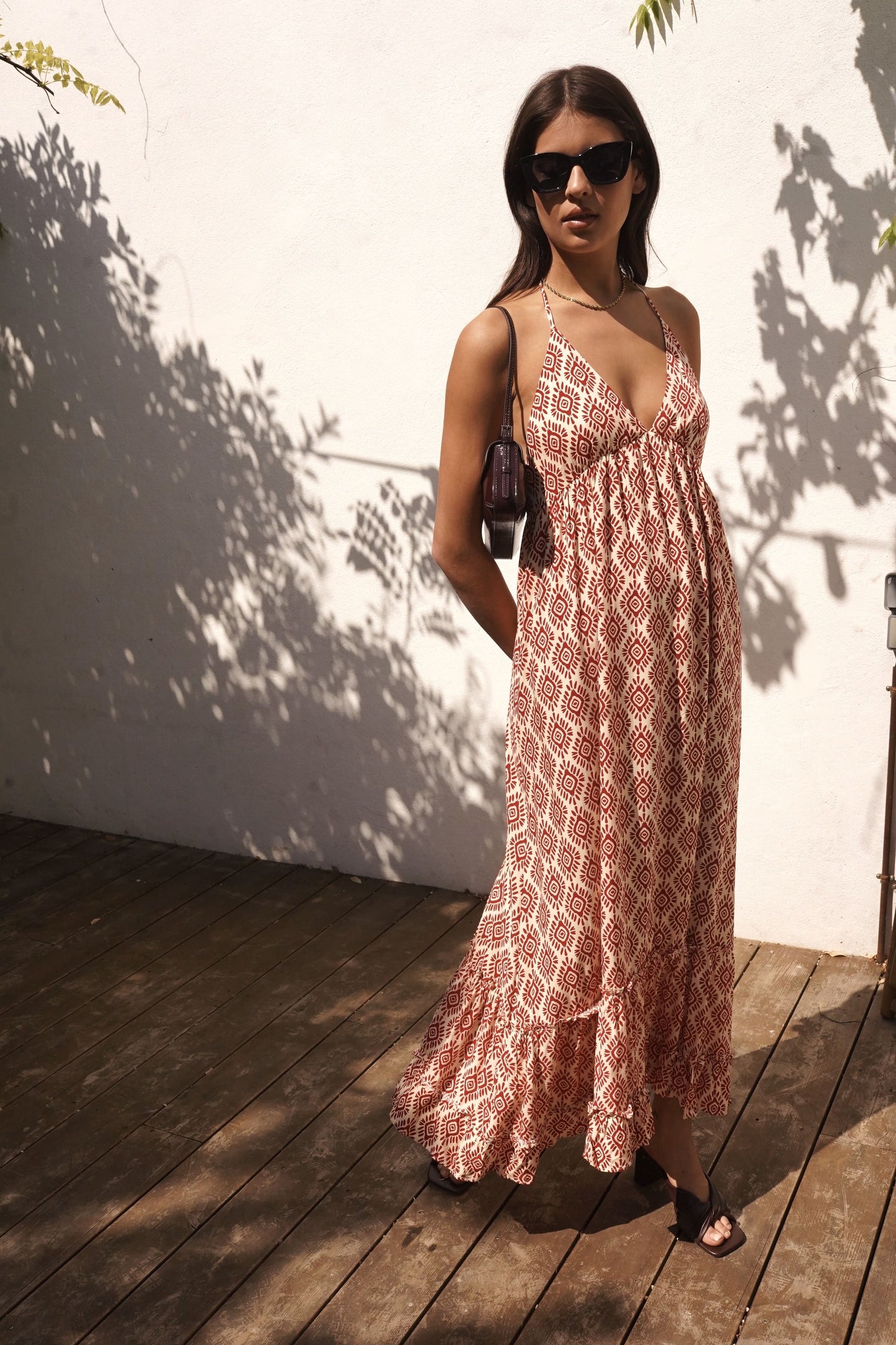 Tulum | Vestido boho holgado espalda descubierta