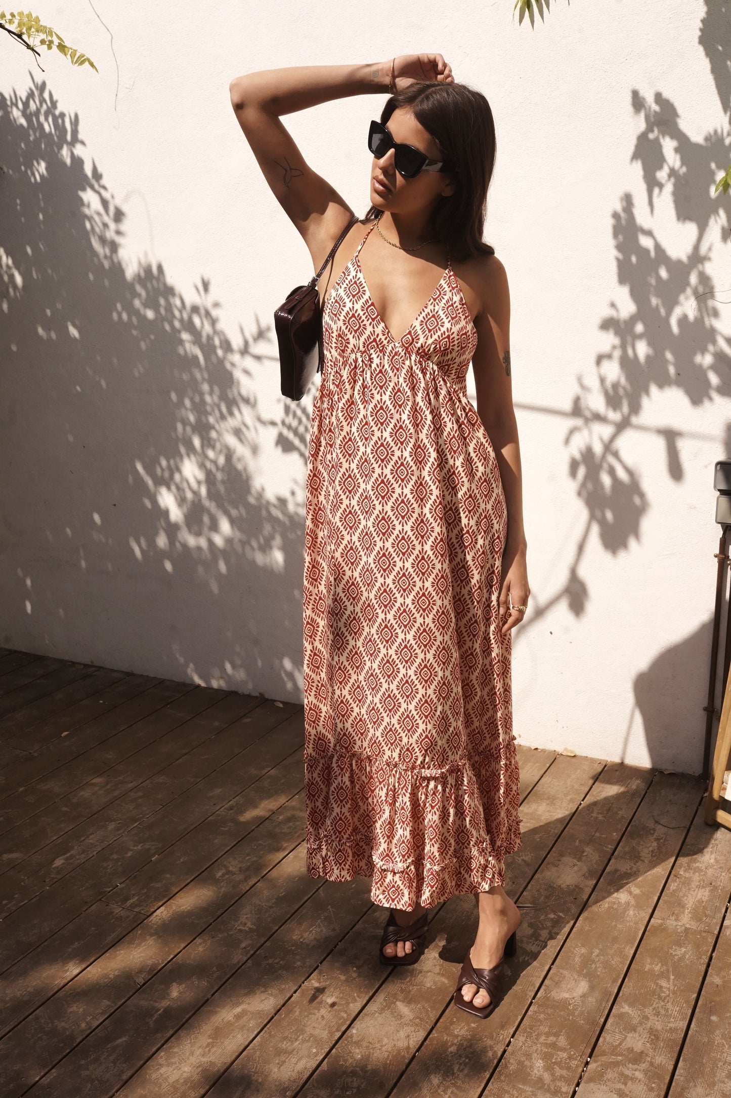 Tulum | Vestido boho holgado espalda descubierta