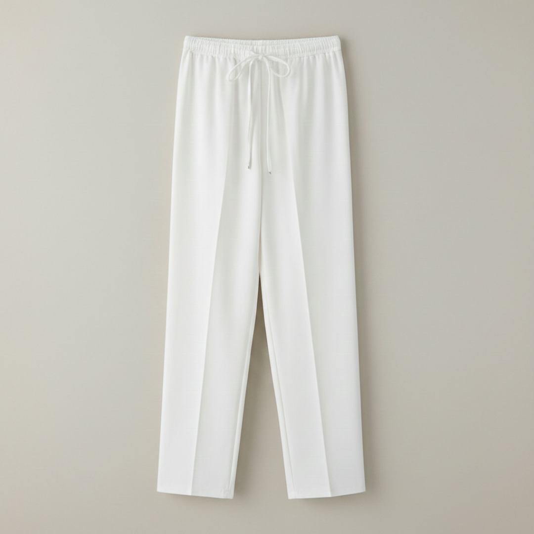 Granada | Pantalón lino holgado con cintura