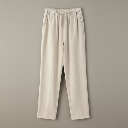 Granada | Pantalón lino holgado con cintura