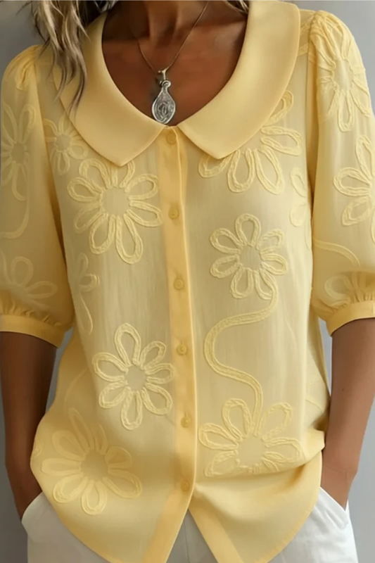 Cádiz | Blusa Amarilla Elegante