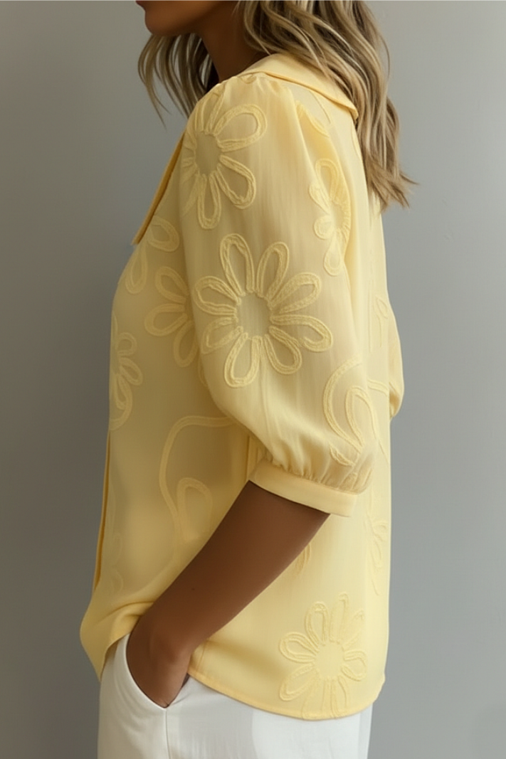 Cádiz | Blusa Amarilla Elegante