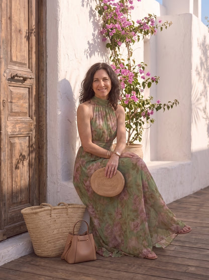 Capri | Vestido largo floral veraniego