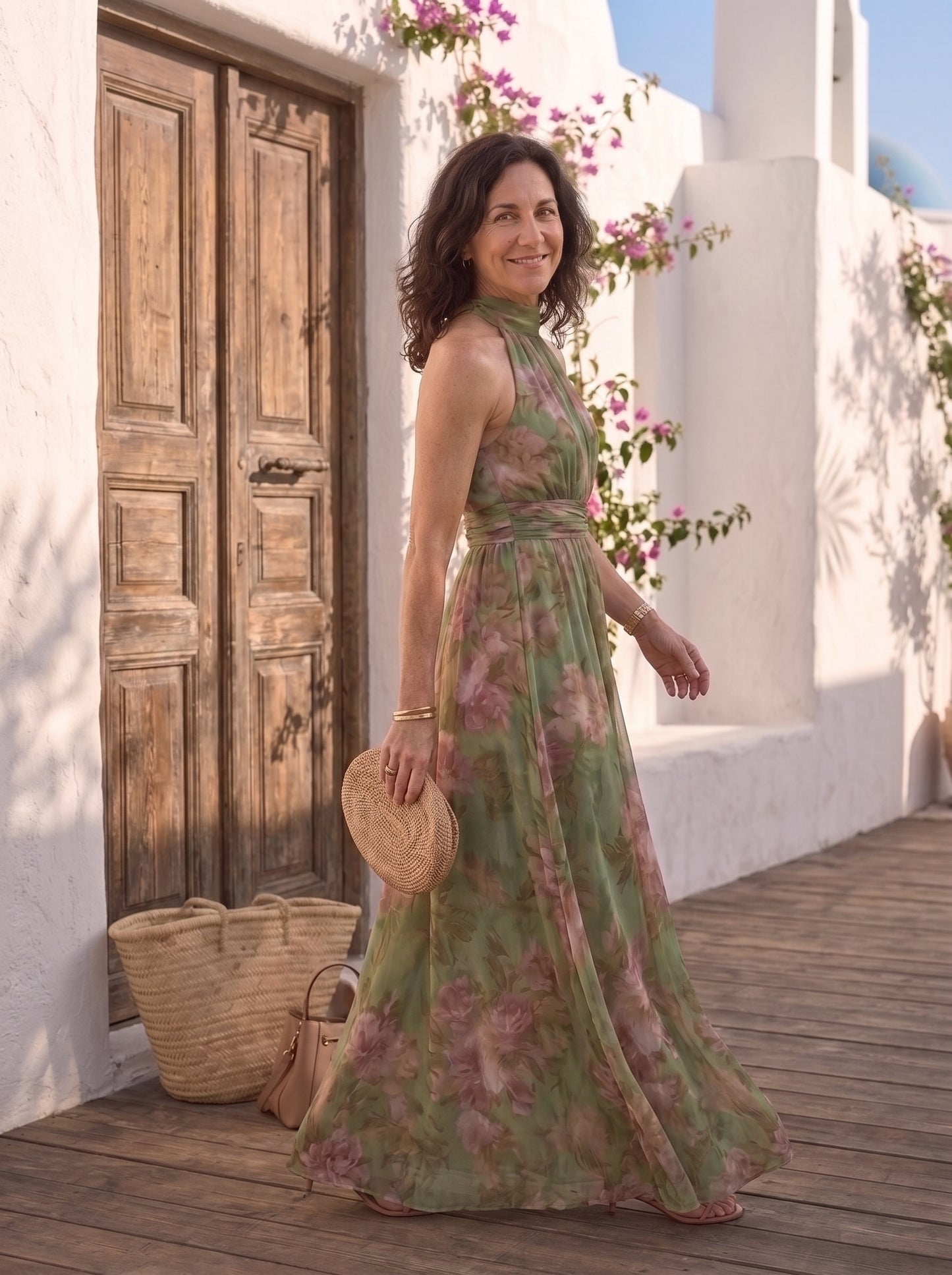 Capri | Vestido largo floral veraniego