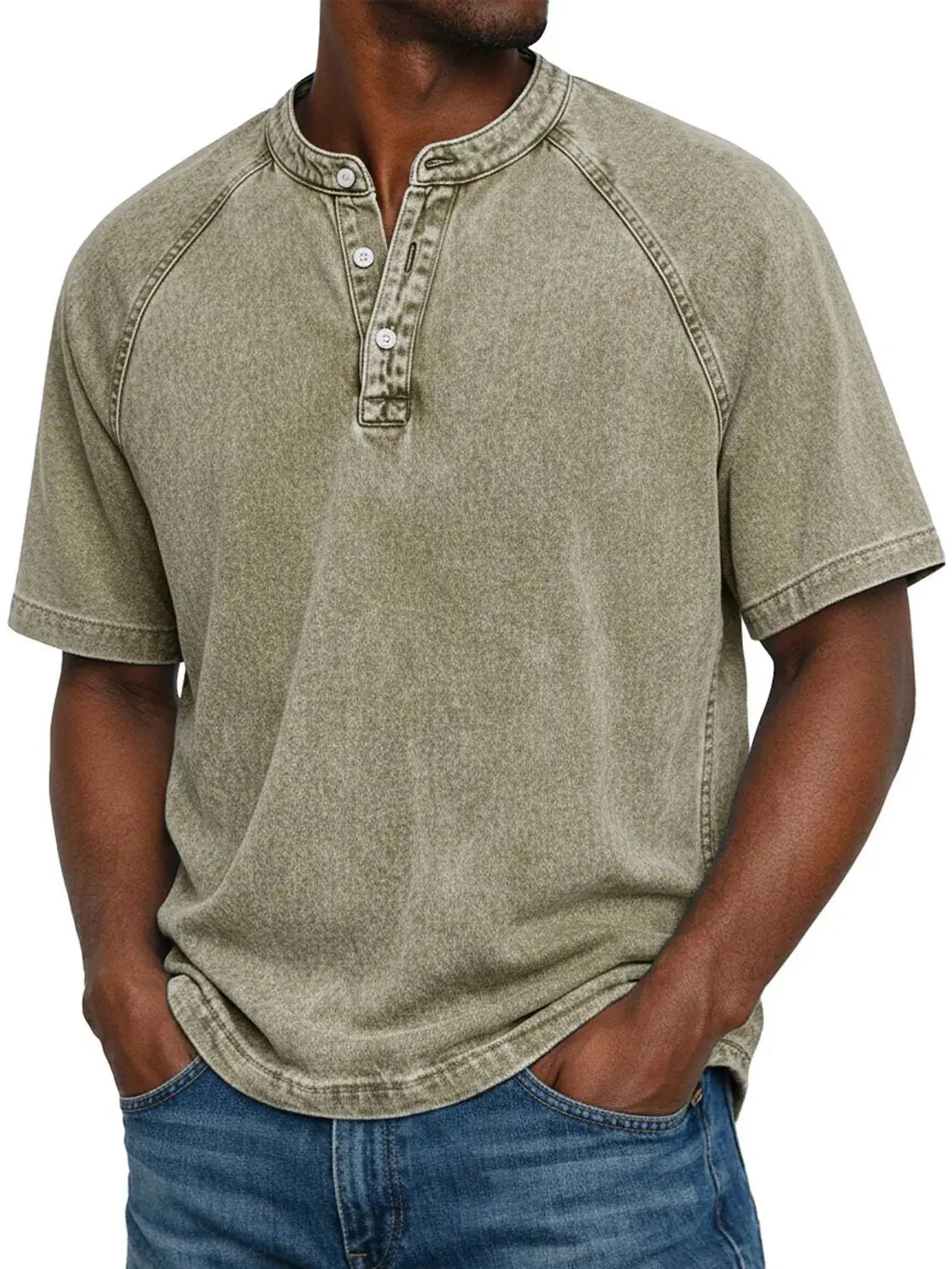 Kael | Camiseta Vintage Abotonada