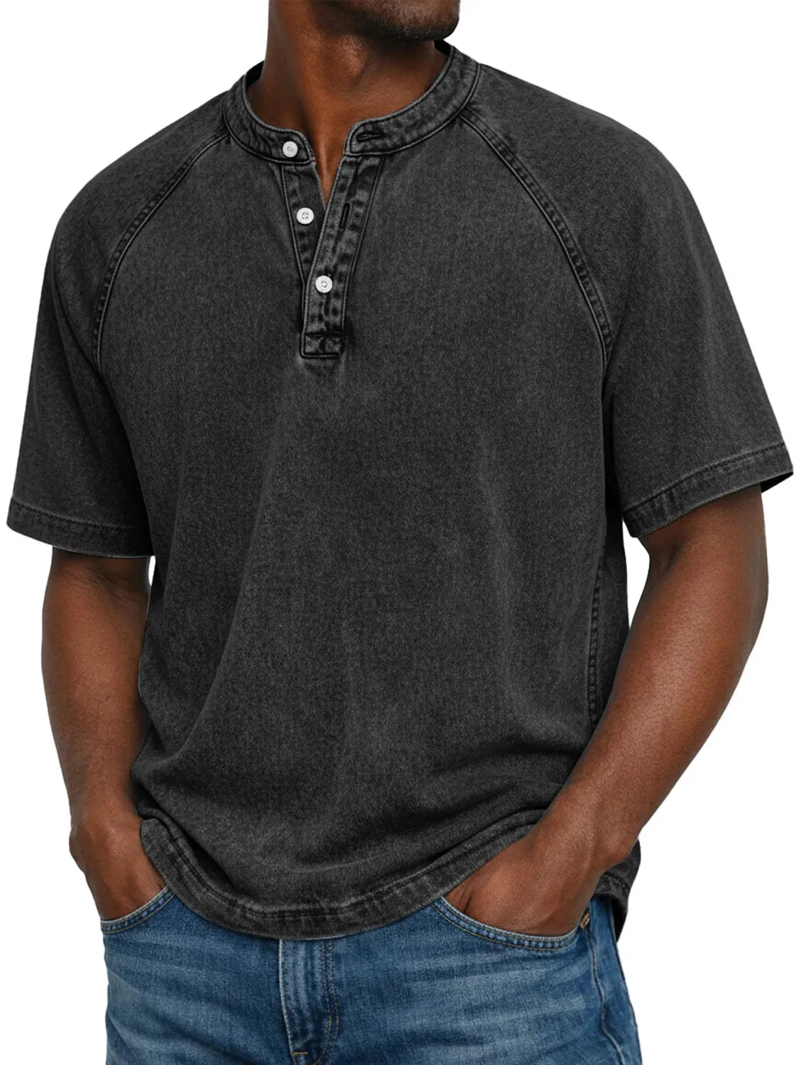 Kael | Camiseta Vintage Abotonada