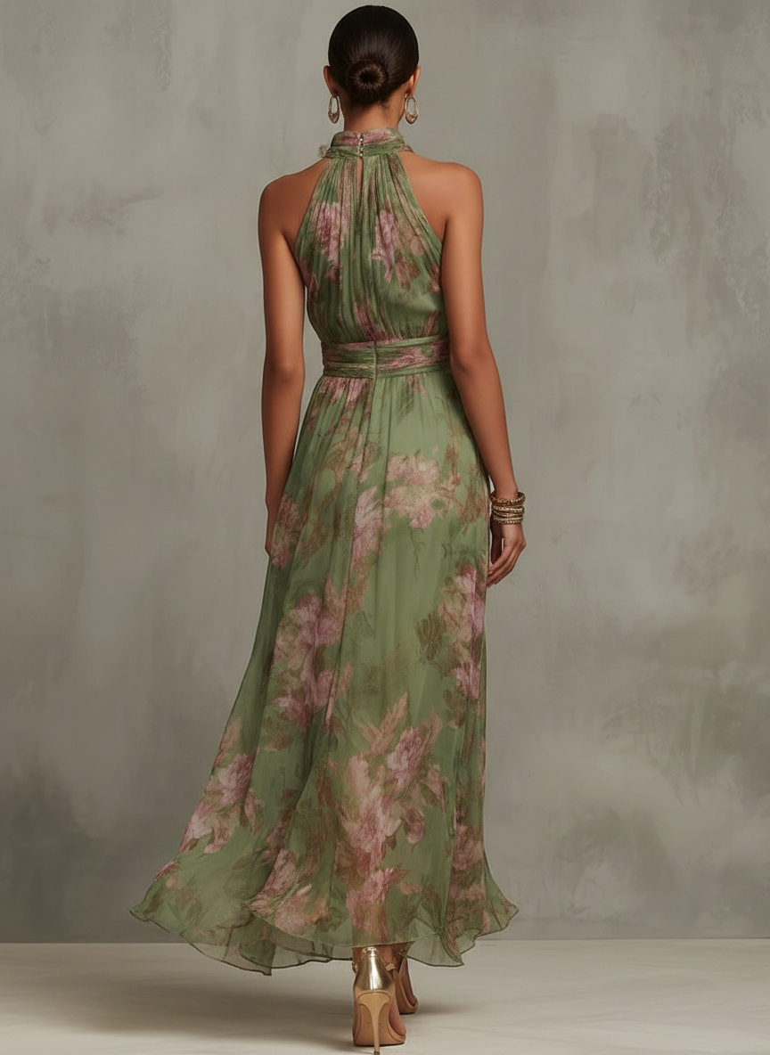 Capri | Vestido largo floral veraniego