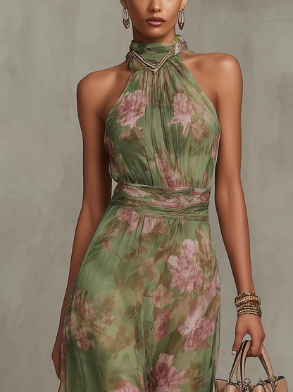 Capri | Vestido largo floral veraniego