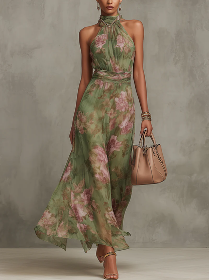 Capri | Vestido largo floral veraniego